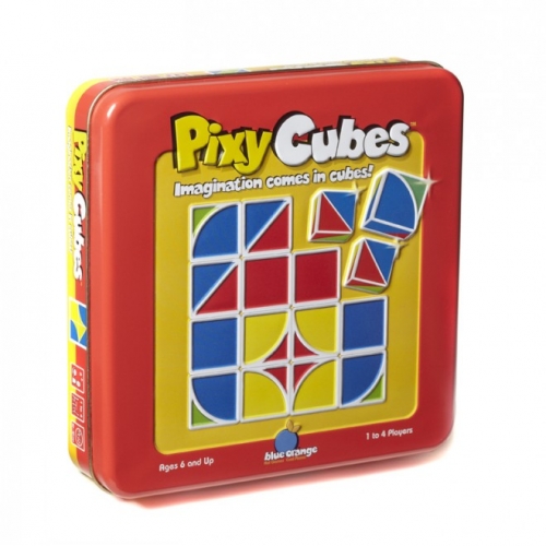 圖素迷蹤 復古鐵盒桌上遊戲 Pixy Cubes