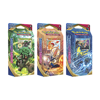 精靈寶可夢TCG 劍與盾 第1季 千面避役 起始組(藍) 英文版 TGC-POKEMON TCG SS1 SWORD & SHIELD THEME DECK (BLUE) EN