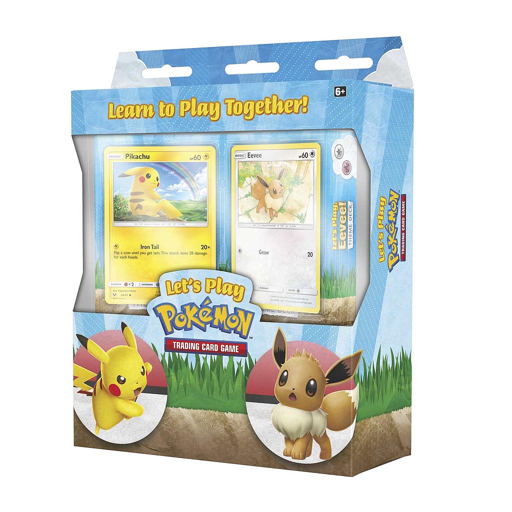 精靈寶可夢 當我們玩在一起(皮卡丘+伊布) 英文版 Pokemon TCG Let's Play  (Bundle to Let's Play Pikachu, Let's Play Eevee Theme Deck) EN