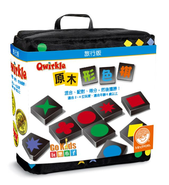 原木形色棋 旅行組 中文版 Qwirkle Travel CNT